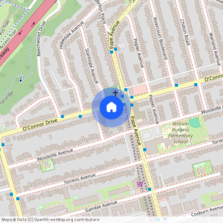 77 O'connor Drive Unit# BASEMENT, Toronto