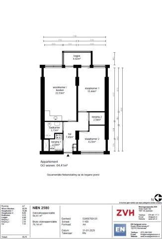 2-kamer appartement 0 ong - Photo 5