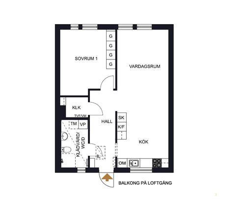 Östra Kaserngatan 5 AQ - Foto 1