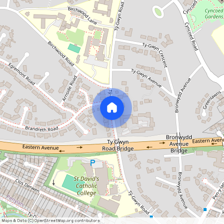 Ty Gwyn House, Ty Gwyn Road, Penylan, Cardiff
