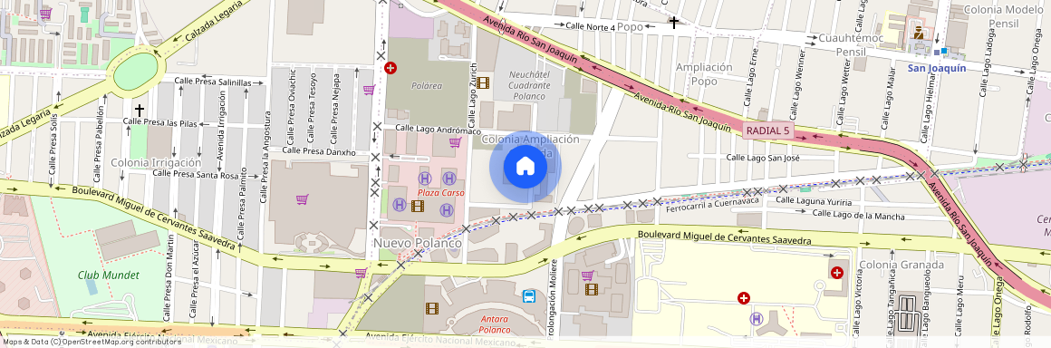 Calle Lago Neuchatel, Ampliación Granada, Nuevo Polanco, Ciudad de México, Miguel Hidalgo, Ciudad de México, 11529, México