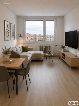 Pronájem světlého bytu 2+kk, Praha 11 – Chodov, Konstantinova - Photo 1