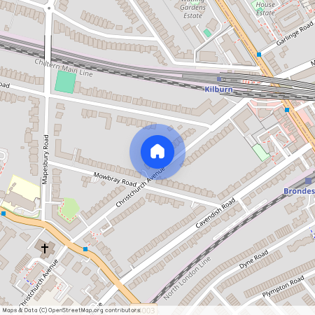 Christchurch Avenue, Brondesbury, London, NW6