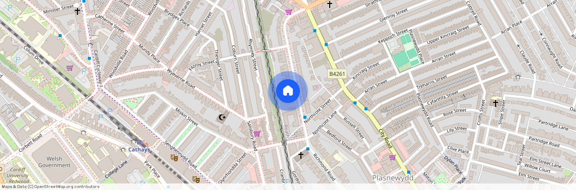 CF24 3BS Roath, Wales, Cardiff