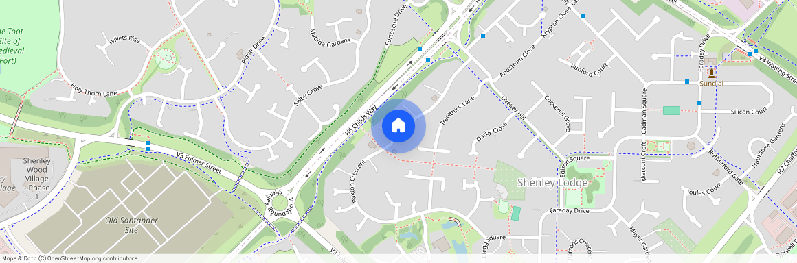 Paxton Crescent, Shenley Lodge