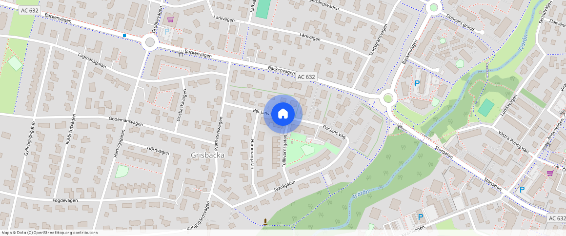 Per Jans väg, Umeå