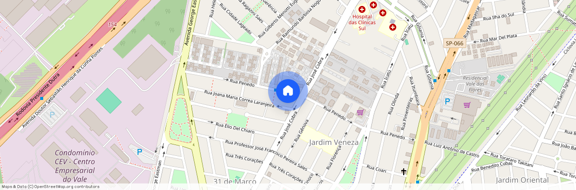 Rua Penedo 621, São José Dos Campos, São José Dos Campos - SP, 12237-071, Brazil