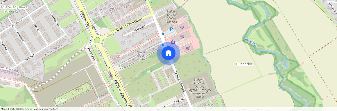 ul. Zygmunta Glogera, Prądnik Biały Zachód, Prądnik Biały, Kraków, małopolskie