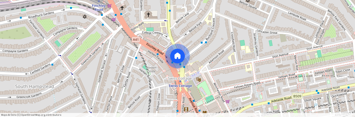 Swiss Cottage, College Crescent, NW3 5LL, London