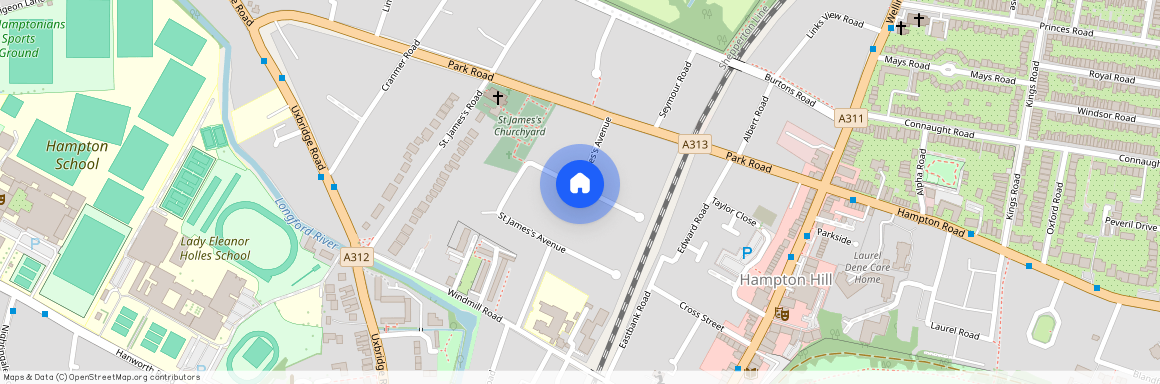 Hampton, St. James's Avenue, Hampton Hill, TW12 1HH, Middlesex