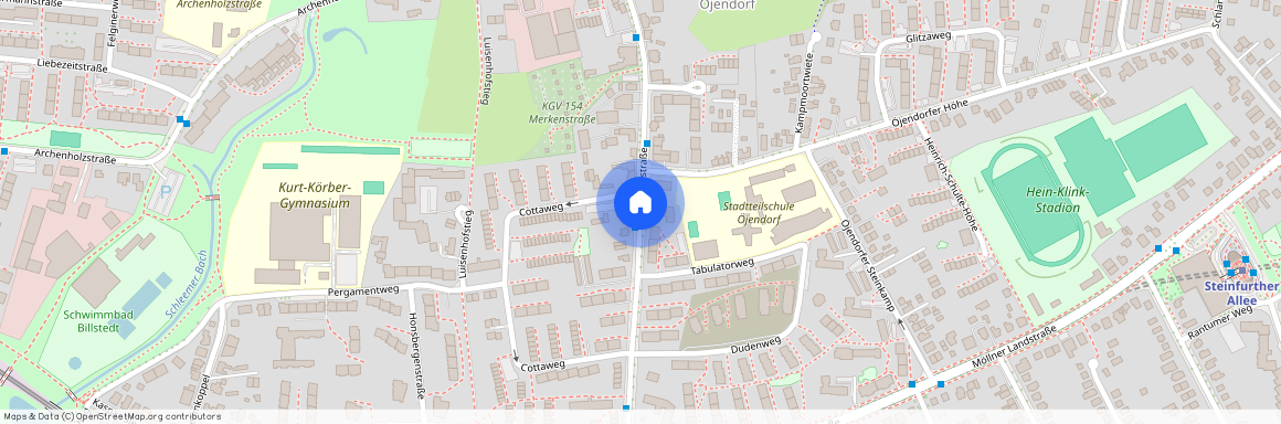 Merkenstraße, 22117 Hamburg-Mitte - Hamburg Billstedt