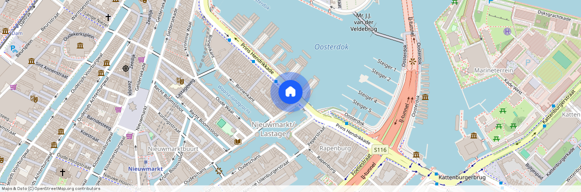 Nieuwmarkt/Lastage, 1011 AW, Prins Hendrikkade, Amsterdam