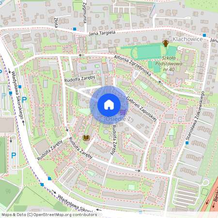 ul. Aleksandra Zelwerowicza, Osiedle Zuzanna, Tychy, śląskie