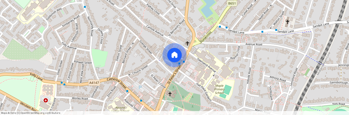 Chime Square, St Peters Street, St. Albans, Hertfordshire