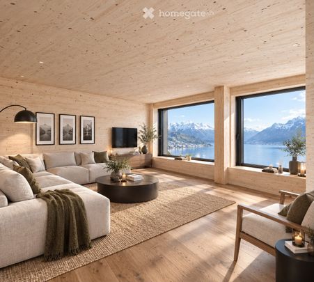 4-Zimmer-Neubauwohnung mit Seesicht, eigenem Eingang und Badeplatz - Photo 1