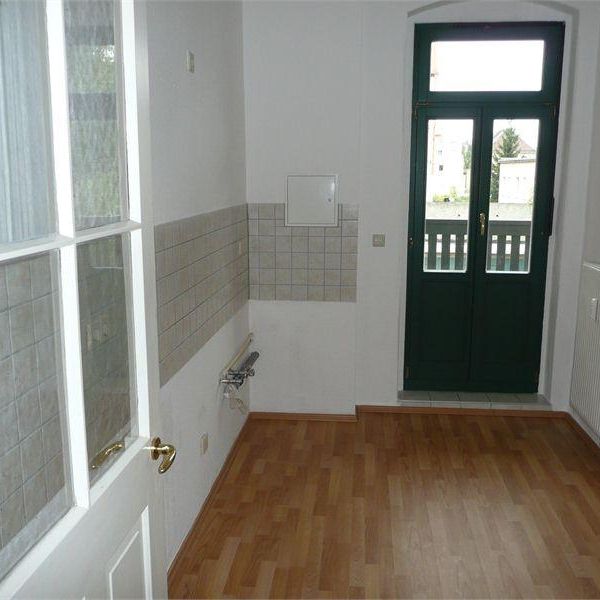 Geräumige 3-Zimmer-Wohnung mit Holzdielenboden und Balkon in Meißen Zaschendorf - Photo 1