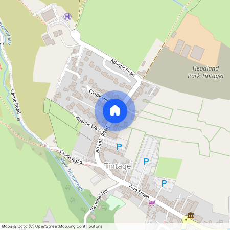 Atlantic Road, Tintagel, Cornwall