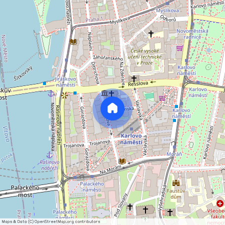 Jenštejnská, Praha 2 - Nové Město, okres Praha