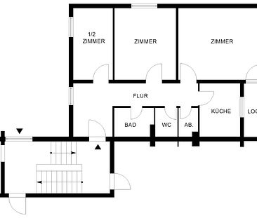 Großzügige 3-Zimmer-Wohnung in Detmerode // 3.OG Wohnung 1 - Foto 1