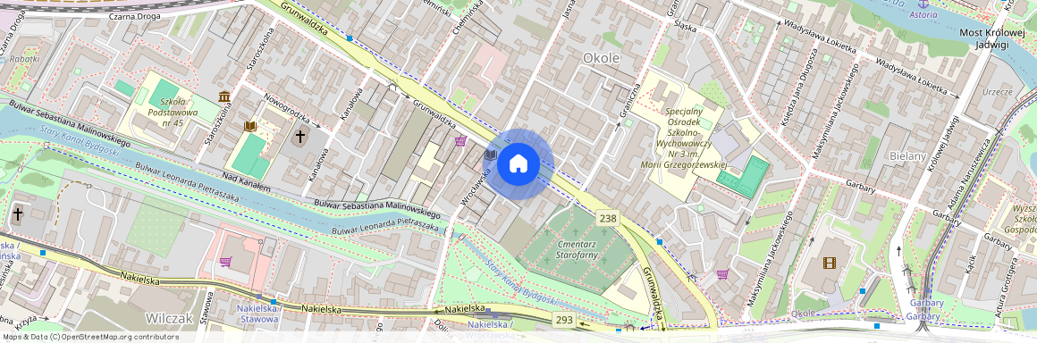 ul. Grunwaldzka 25, Okole, Bydgoszcz, kujawsko-pomorskie