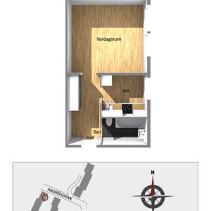 Andréegatan 5 A - Foto 3