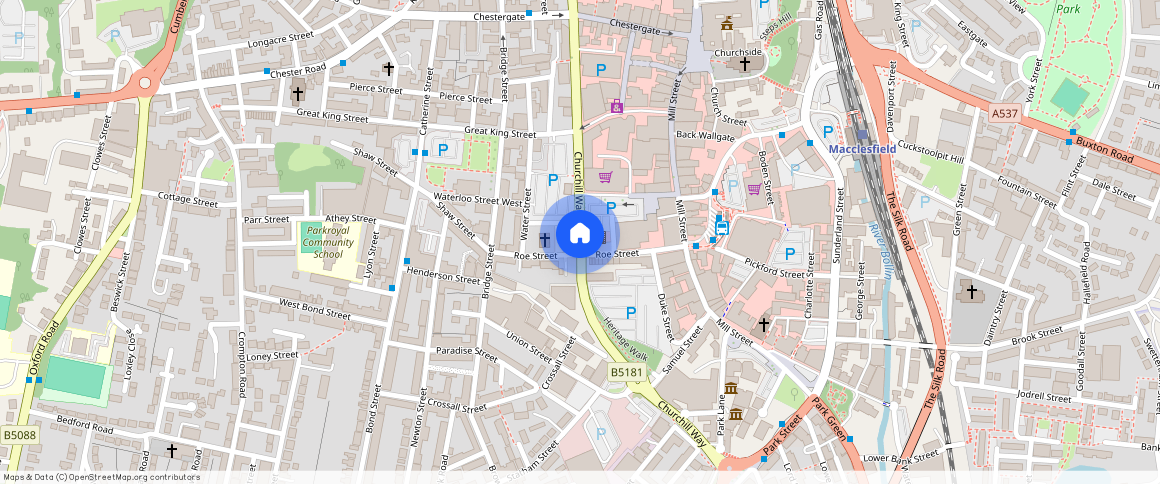 Churchill Way, Macclesfield, SK11