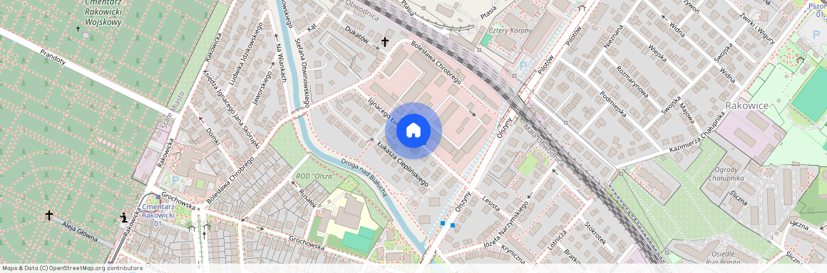 ul. Ignacego Łukasiewicza, Osiedle Oficerskie, Grzegórzki, Kraków, małopolskie