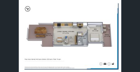 Contact Agent for Inspection: Move right into this modern 1-Bedroom Fully Furnished Flat with Private Outdoor Space. - Photo 5