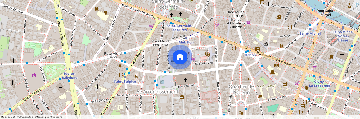 Rue Princesse et Rue Guisarde 75006 Paris (6e arrondissement)