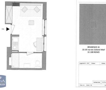 Location Appartement 1 pièce 17m² REIMS 51100 - Photo 5
