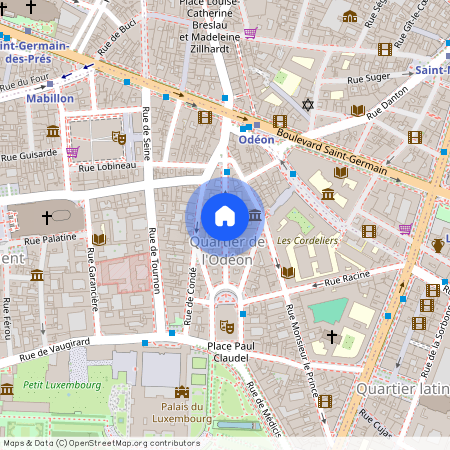 Rue de l'Odéon, Francja, Paris