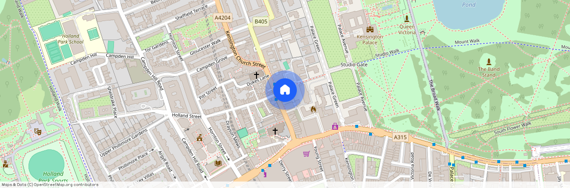 Two Lancer Square, W8 4AX, London