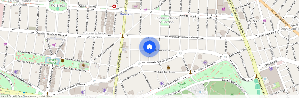 Emerson, Colonia Polanco V Sección, C.P. 11560, Df / Cdmx