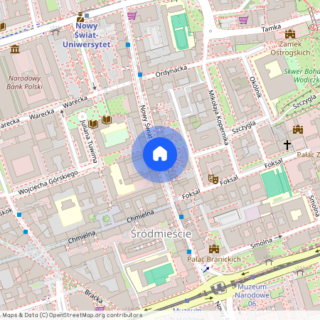 ul. Nowy Świat, Śródmieście Północne, Śródmieście, Warszawa, mazowieckie