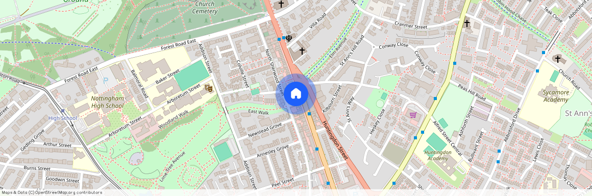 Flat 2, 2 Chatham Street, NOTTINGHAM NG1 3FS