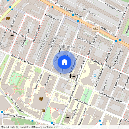 Hillhead Street, Hillhead, Glasgow, G12