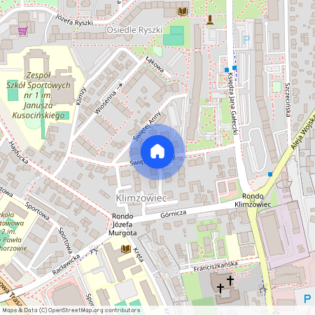 ul. św. Barbary, Klimzowiec, Centrum, Chorzów, śląskie