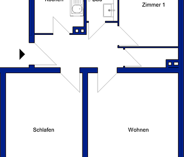 Exklusiv modernisiert: 3-Zimmer-Wohnung in der Teichbreite mit Design-Bodenbelag - Foto 4