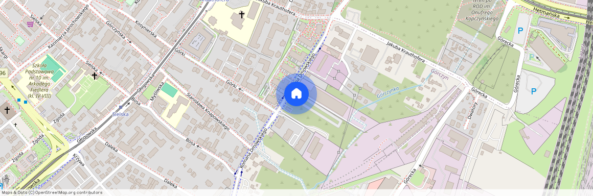 ul. Romana Dmowskiego, Górczyn, Grunwald, Poznań, wielkopolskie
