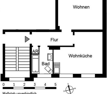 Topmoderne 1-Zimmer-Wohnung mit großem Balkon sucht Sie! - Foto 1