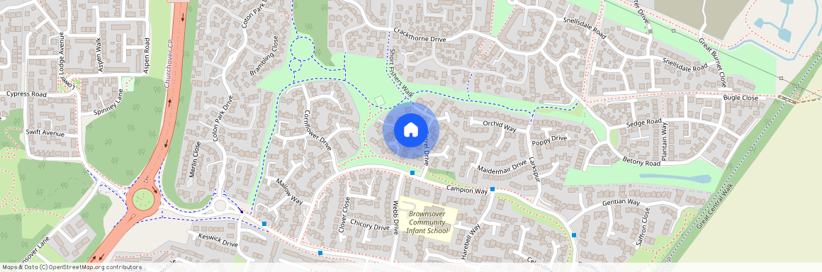 Spear Thistle Close, Rugby