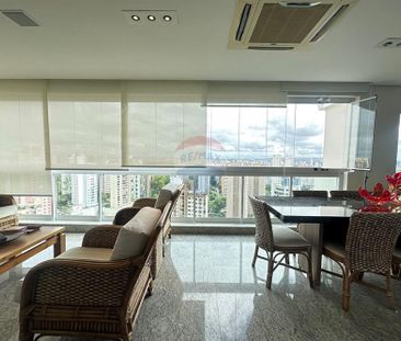 Apartamento para locação, mobiliado, 281 m2, 3 suites, 4 vagas! - Foto 1