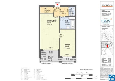 2-Zimmer Wohntraum mit Fernblick - Foto 5