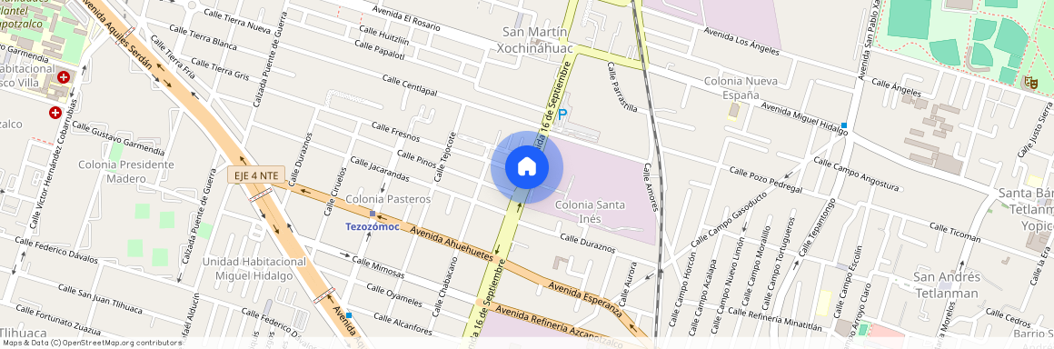 16 de septiembre, Colonia Santa Ines, C.P. 02140, Df / Cdmx