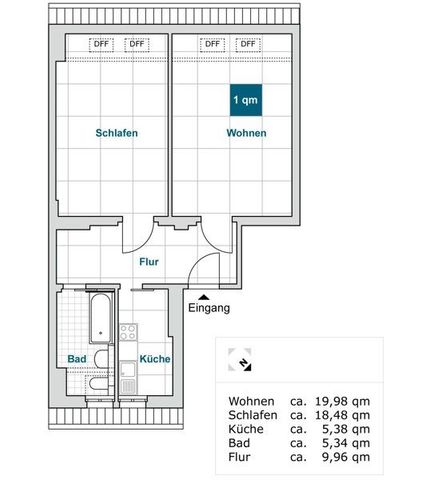 Hübsche 2-Zimmer Wohnung in Stadtnähe! - Photo 4