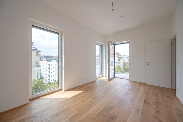 ++NEU++ Doppelt draußen wohnen! 3-Zimmer-Erstbezug mit zwei Freiflächen (Balkon/Loggia) zur Miete - Photo 1