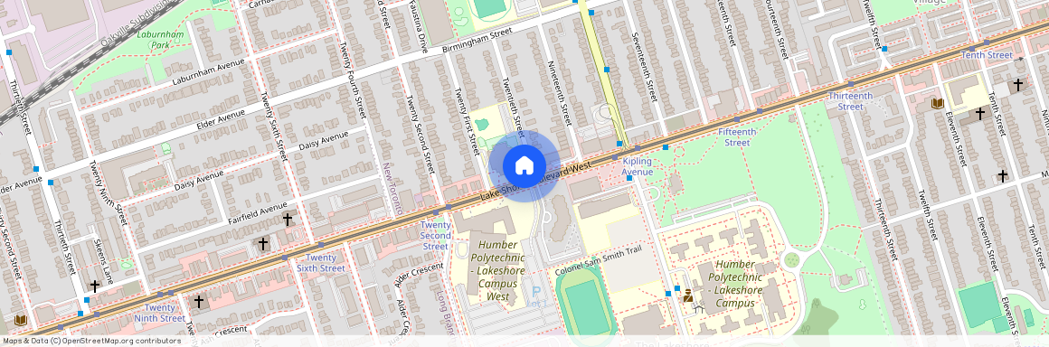 6 Twenty Fourth Street, Toronto, Ontario, M8V 3N4 (Lakeshore & Kipling )