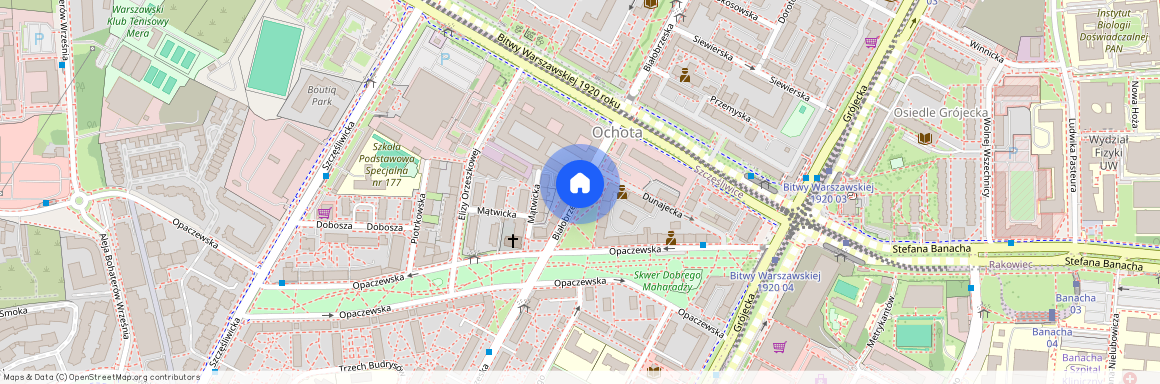 Warszawa, Ochota, Szczęśliwice, Białobrzeska