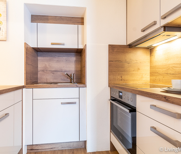 Stilvolles 1-Zimmer Appartement möbliert mit Boxspringbett - Foto 5