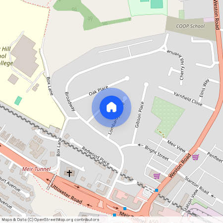 Lombardy Grove, Meir, ST3